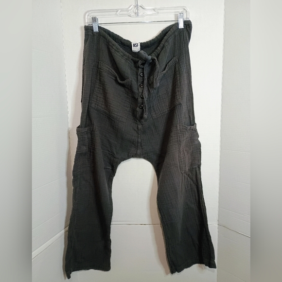 NSF Pants - NSF Women's Paperbag Pants Size Small